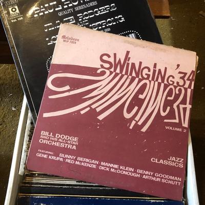 LOT 98R: Vintage Vinyl Records - Swingin '34, Louis Prima, Jazz & More