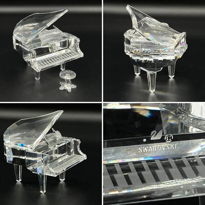 SWAROVSKI ~ Pair (2) Crystal Piano & Mouse