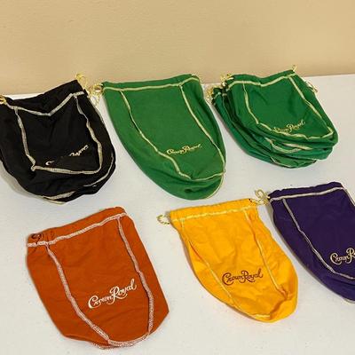 CROWN ROYAL ~ Lot Of Nineteen (19) Crown Royal Bags