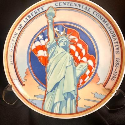 1980's Villeroy & Boch Statue of Liberty Centennial Commemorative Plate Heinrich, West Germany