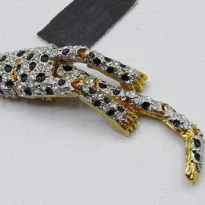 Crystal Sparkly Leopard Should Pin