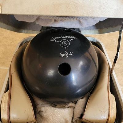 Gyro Balanced Bowling Ball, Bag, & Bowling Shoes