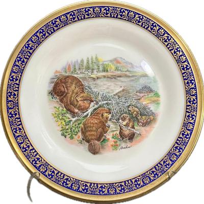 1977 â€œBeaversâ€ Lenox Limited Edition from the Boehm Woodland Wildlife Collection