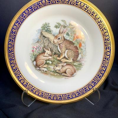 1975 â€œCottontail Rabbitsâ€ Lenox Limited Edition from the Boehm Woodland Wildlife Collection