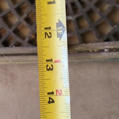 Vintage Metal Milk Crate