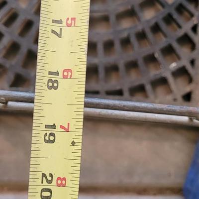 Vintage Metal Milk Crate