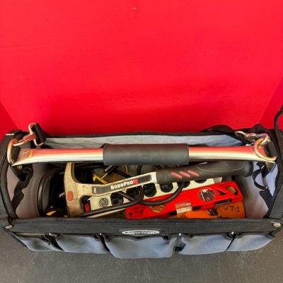 Lot 1134 Tool tote bag with miscellaneous tool