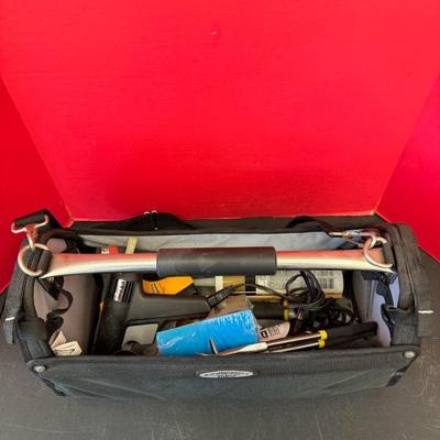 Lot 1135 Tool tote bag with miscellaneous tool