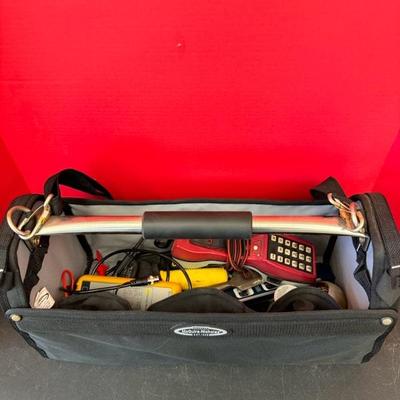 Lot 1137 Tool tote bag with miscellaneous tool
