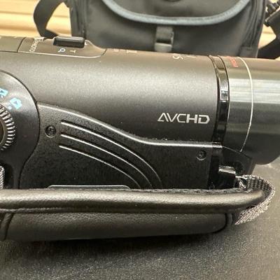 Lot 1189 canon camcoder HD cmos optical stabilizer