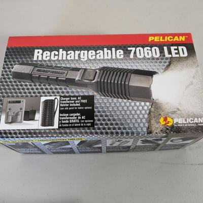 Like New Pelican Rechargeable 7060 LED Flashlight
