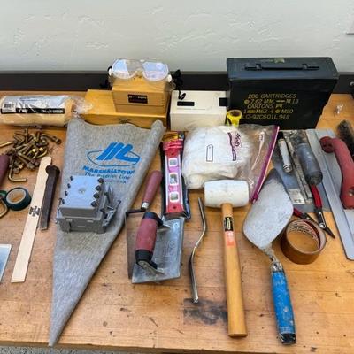Lot 1215 miscellaneous hardware and x-acto gear