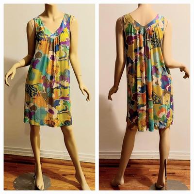 2 For 1 dresses 1960s Trillium & Boutique House/GoGo Pucci like printed Beauties