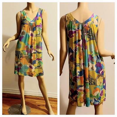 2 For 1 dresses 1960s Trillium & Boutique House/GoGo Pucci like printed Beauties