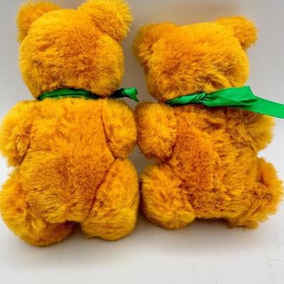 1960â€™s Vintage Shanghai Golden Mohair Teddy Bears (2)