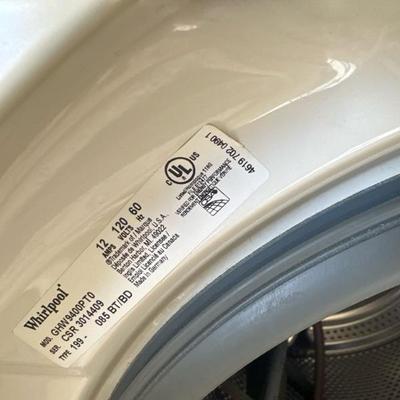 Lot 1196 Duet HT whirlpool washer