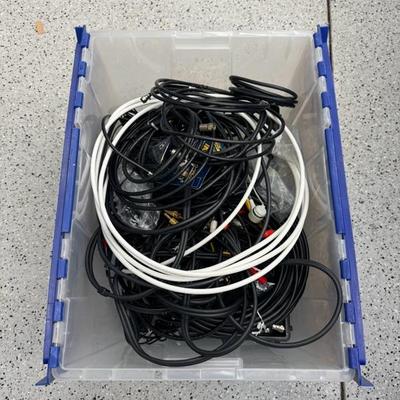 Lot 1254 miscellaneous power cables