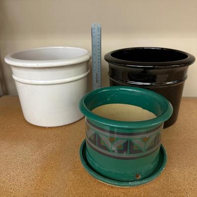 Lot 1303 ceramic pots