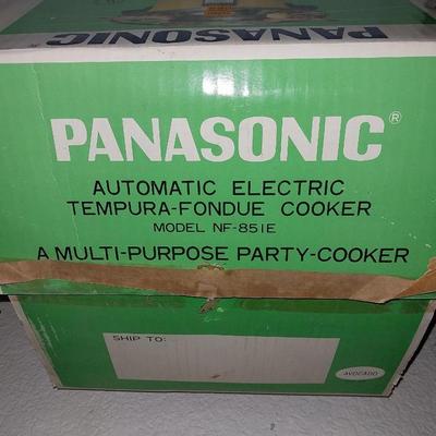 PANASONIC TEMPURA -FONDUE COOKER (NIB)