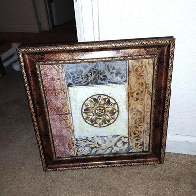 THREE FRAMED ARTWORK