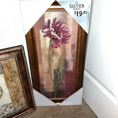 THREE FRAMED ARTWORK