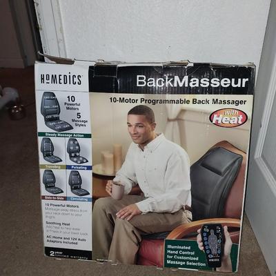 HOMEDICS 10 MOTOR PROGRAMMABLE BACK MASSAGER