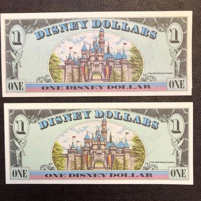 1994 AND 1996 DISNEY DOLLARS