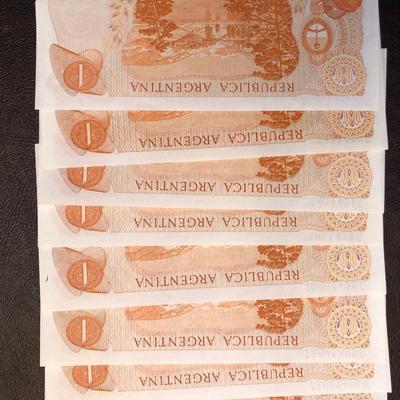 LARGE BANCO CENTRAL DE LA ARGETINA BANK BILL LOT