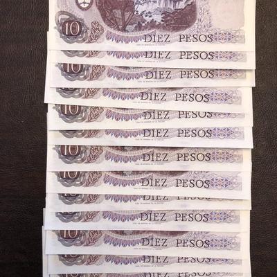 LARGE BANCO CENTRAL DE LA ARGETINA BANK BILL LOT