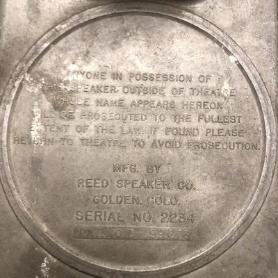 VINTAGE DRIVE-IN MOVIE THEATRE SPEAKER