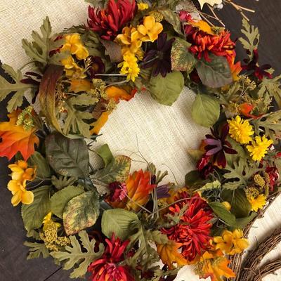 3 HOLIDAY WREATHS