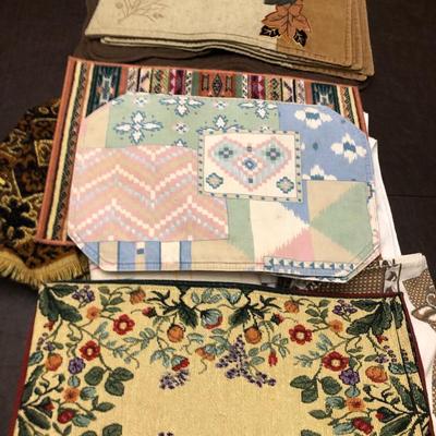 HAPPY CAMPER CAMPING LINENS AND PLACEMATS GALORE