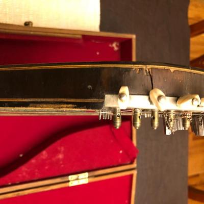 ANTIQUE MANDOLIN / ZITHER IN WOODEN CASE