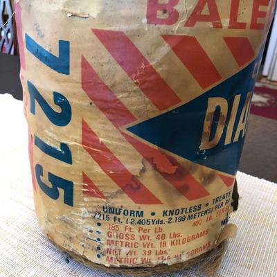 VINTAGE DIAMOND BRAND BALE TWINE