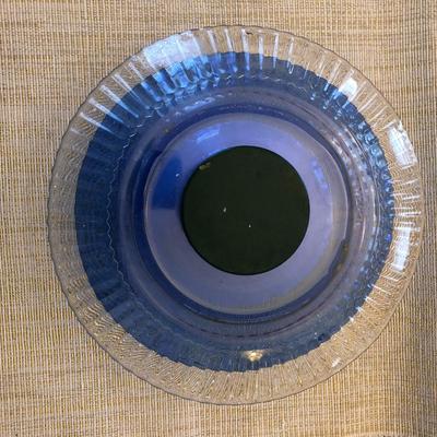 GLASS GARDEN ART (COBALT)
