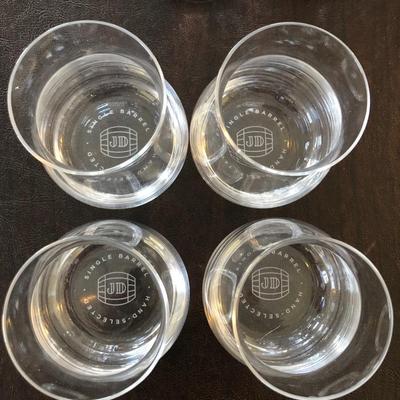 JACK DANIELS BEER AND WHISKEY GLASS LOT