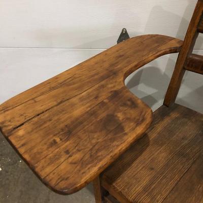OLD SCHOOL WOODEN DESK