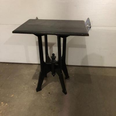 ANTIQUE BLACK END / SIDE TABLE