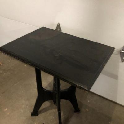 ANTIQUE BLACK END / SIDE TABLE