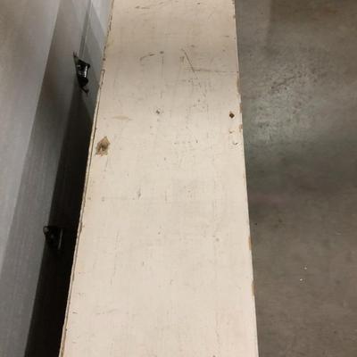 VINTAGE WHITE SHELF / CABINET W/ DOORS