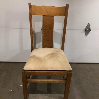 T-BACK OAK DINING CHAIR