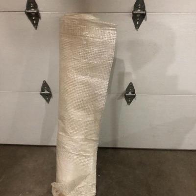 PARTIAL ROLL OF CONSTRUCTION PLASTIC