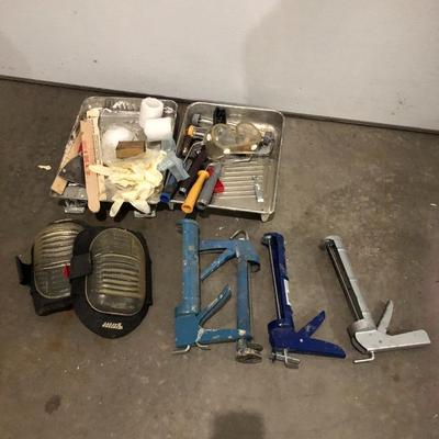 VARIOUS PAINTING SUPPLIES