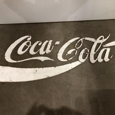 VINTAGE 1980's COCA-COLA SIGN LETTERING