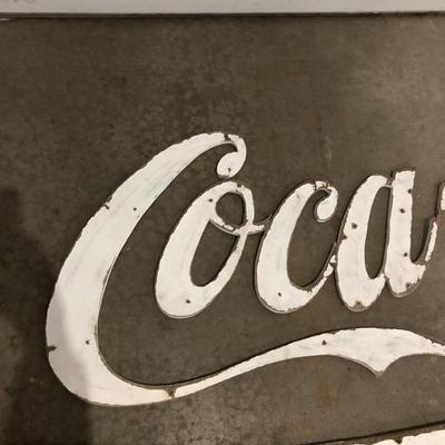 VINTAGE 1980's COCA-COLA SIGN LETTERING