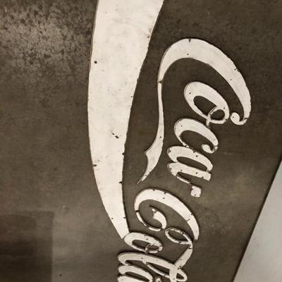 VINTAGE 1980's COCA-COLA SIGN LETTERING