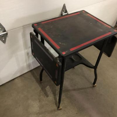 PAINTED METAL TYPEWRITER STAND