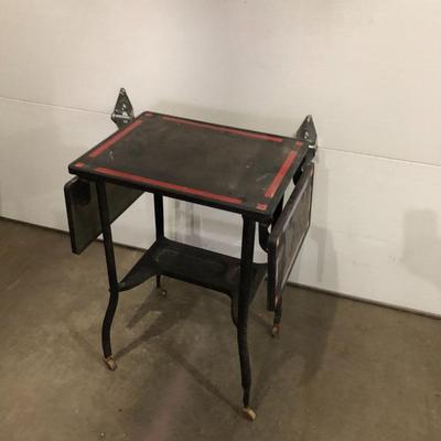PAINTED METAL TYPEWRITER STAND