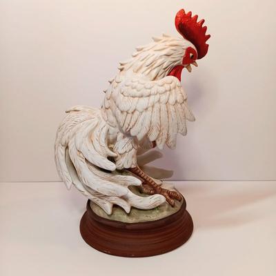 LOT7-O: Set of 3 Vintage Ceramic Roosters - One Napcoware White Rooster and 2 from Japan