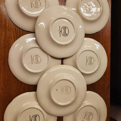 Set of 8 Franciscan Apple dessert plates